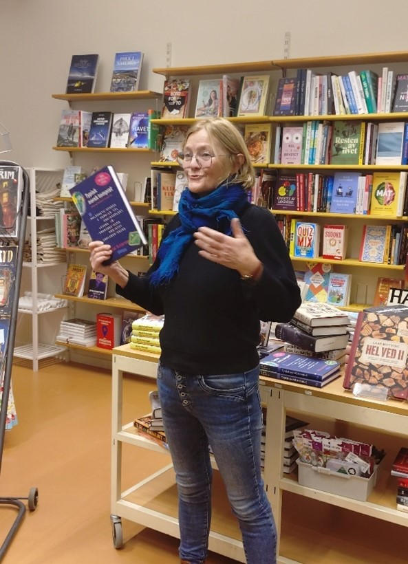 Besøk hos Steinkjer Bokhandel 4. desember 2025